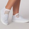Yoga Socks White Mesh Non Slip Ergonomic