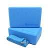 Dynalion Yoga Block 9”x6”x3” (2PCS) with Metal D-Ring