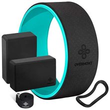 Overmont 5-in-1 Set, 1 Yoga Wheel for Back Pain- 13x 5in