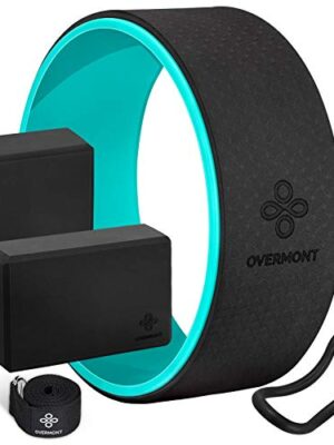 Overmont 5-in-1 Set, 1 Yoga Wheel for Back Pain- 13x 5in