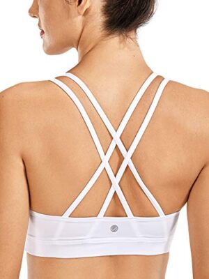Strappy Yoga Bra for Women Fitness Workout