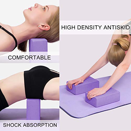 41+biO2c3qL Yoga Block High Density EVA Foam Brick Supportive Latex-Free