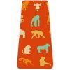 Yoga Mat - Rainforest Monkey - Extra Thick Non Slip Exercise