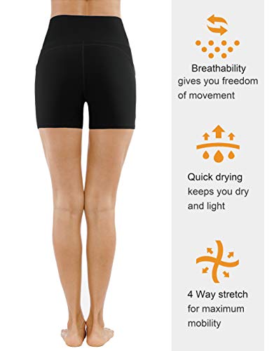 41c6fIR5qnL THE GYM PEOPLE High Waist Yoga Shorts for Women