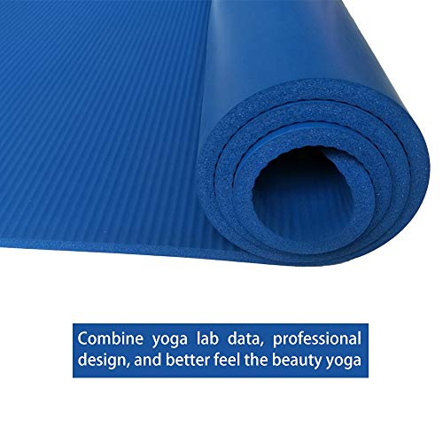 41c9JLpevnL Ultimate Comfort with the 72-Inch Non-Slip Yoga Mat - Extra Thick, Cushioned, and Portable Workout Mat with Carrying Strap and Storage Bag