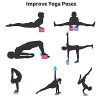 Yoga Blocks 2Pack Set for Women 9" 6" 3" High Density