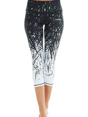 COOLOMG Women's Yoga Capri Pants