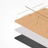 Cork Yoga Mat 1/3-Inch Thick with Alignment Lines
