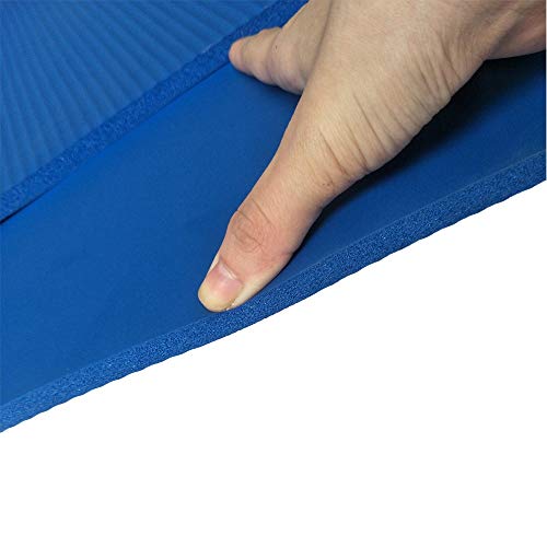 41ctqBaAsyL Ultimate Comfort with the 72-Inch Non-Slip Yoga Mat - Extra Thick, Cushioned, and Portable Workout Mat with Carrying Strap and Storage Bag