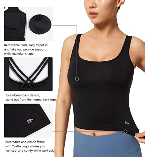 Yvette Longline Sports Bras for Women