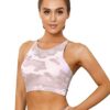 KerryKreey Womens Longline Sports Bra Strappy 