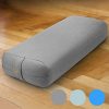 Florensi Yoga Bolster (26"x11"x5.5"), Premium Velvet Bolster Pillow
