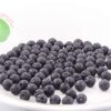 Natural Stone Beads 100pcs 8mm Black Gemstone Hole