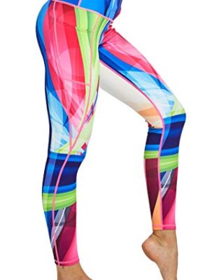COOLOMG Women's Yoga Pants Printed Leggings