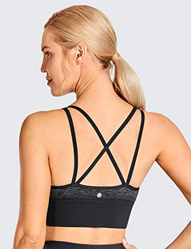 41eBMT2vl3L Yoga Bras Crop Tank Tops Carbon Back Flower Ash Medium