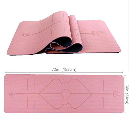 41eZsP76mfL Yoga Mat Thick, Tpe Non Slip Yoga Mats