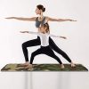 Thick Yoga Mat Non Slip Army Green Camouflage