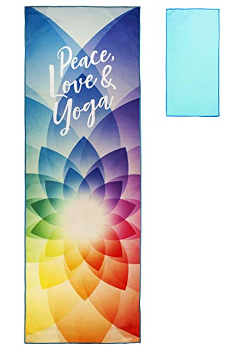 VAAVEi Non Slip Yoga Towel, Hand Towel, Bag Set