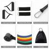 Yoga Stackable Resistance Bands with Handle