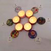 Scented Candles Aromatherapy Soy Set:Rose Lavender Vanilla