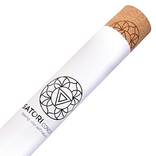 41fQO-EzNQL SatoriConcept Cork Yoga Mat - 100% Eco Friendly Cork