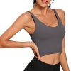 Yoga Women Sports Bra Longline Crop Tank Top