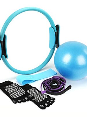 Pilates Ring and Ball Set Resistance Loop Exercise Band