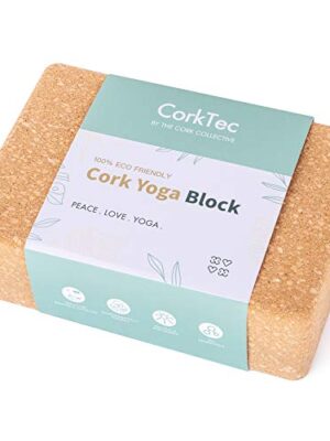 CorkTec Eco-Friendly Natural Cork Yoga Block