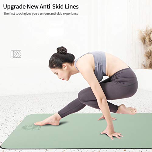 41gQUoVAooL.SL1500 wwww Yoga Mat Extra Thick 1/4, 1/3 Inch Non Slip Yoga Mats