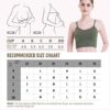 GYMONLY Longline Sports Bra, Seamless Strappy Padded