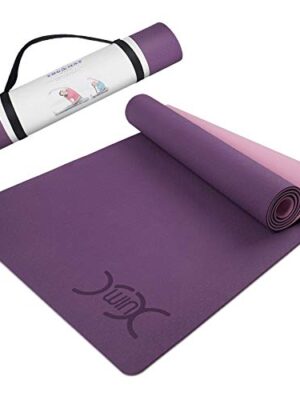 YXwin Yoga Mat, Classic 1/4 Inch Thick, Non Slip Pro Yoga Mat