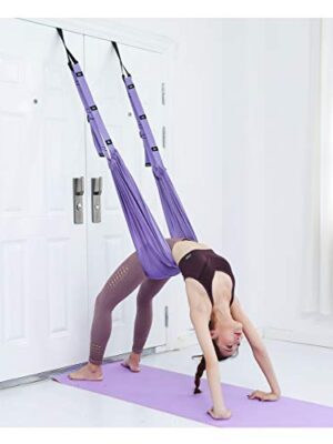 Yoga Cheerleading Stretching Strap with Aerial Yoga Swing