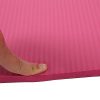 Workout Experience with the Pink Extra Thick 71-Inch Non-Slip Yoga Mat - Perfect for Yoga, Pilates, and More
