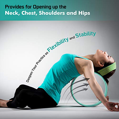 Yoga Wheel Back Roller for Back Pain, Stretching 🧘