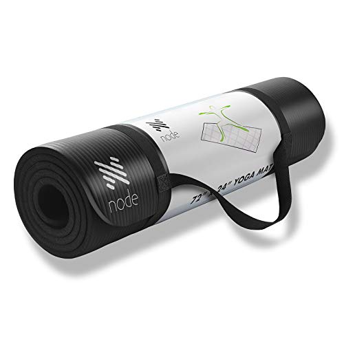 Node Fitness 72" x 24" Yoga Mat - 1/2" Extra Thick