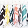 Black Microfiber Beach Towel by Laguna Beach Textile Co