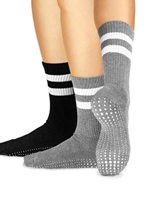 LA Active Grip Socks - 2 Pairs - Yoga Pilates