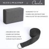 Chenlin Premium Yoga Block (Set of 2) with Yoga Strap