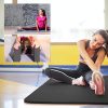 HemingWeigh Yoga Kit - Black Yoga Mat Set Includes Carrying Strap