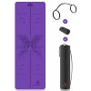 Yoga Mat TPE Premium + Microfiber Towel + Yoga Mat Carry Bag