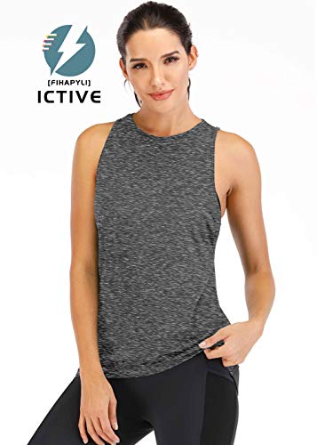 41jW1n2OOFL.SL1500 Open Back Yoga Shirts Sleeveless Workout Tops for Women