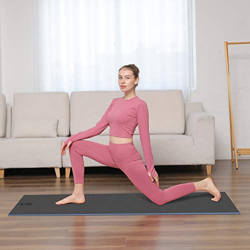 41jZNHvkqYL Non-Slip Yoga Mat - Premium Eco-Friendly TPER, Extra Thick and Extra Wide