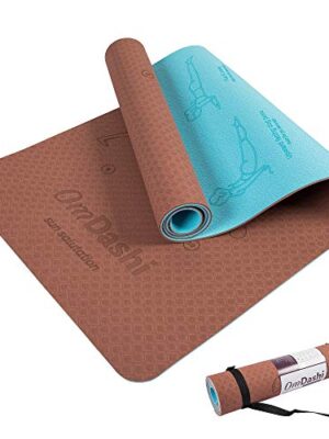 OmDashi Fitness Instructional yoga mat