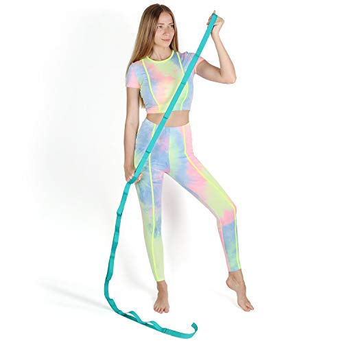 Yoga Stretch Strap for Stretching, Yoga, Pilates, Dance and Gymnastics