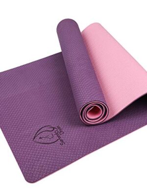 Samando Dhyan Yoga Mat for Women, Anti-Tear Exercise 6mm Yoga Mat