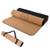 NUNET Cork Yoga Mat 6mm Thick Extra Wide Premium NonSlip