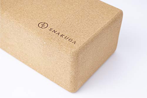 41jolGk6RBL SNAKUGA Yoga Block (2 Pack) to Support and Improve Poses Flexibility