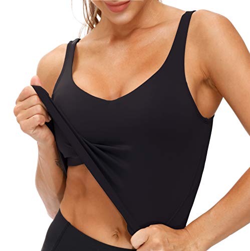 41jrZcQynFL.SL1500 Yoga Bras Gym Running Workout Tank Tops