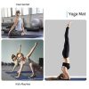 Yoga Mat with Carrying Non Slip 1/4 Inch Thick Eco Friendly