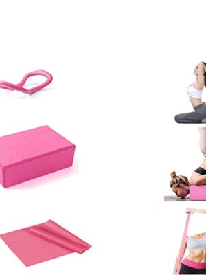 IntelligHome Yoga Starter Kit, Yoga Ring Yoga Block